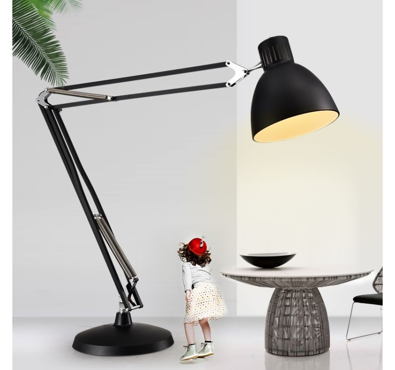 Lampa podłogowa GIGANT czarna - metal