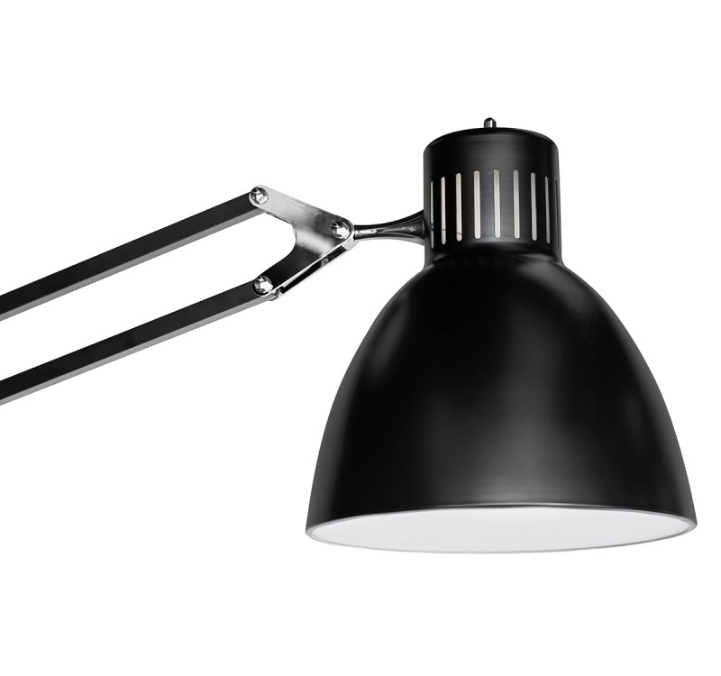 Lampa podłogowa GIGANT czarna - metal