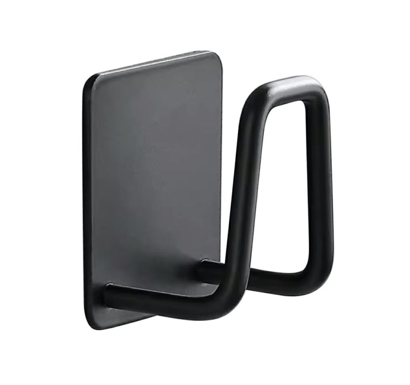 Uchwyt na zmywak SHP POMAX czarny