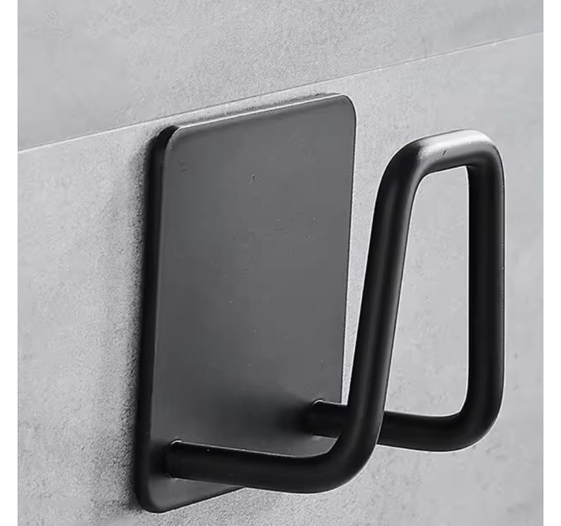 Uchwyt na zmywak SHP POMAX czarny