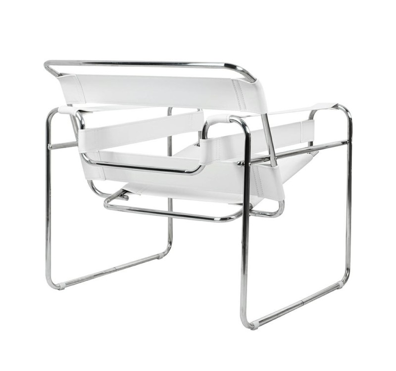 Fotel IVAN biały - ekoskóra