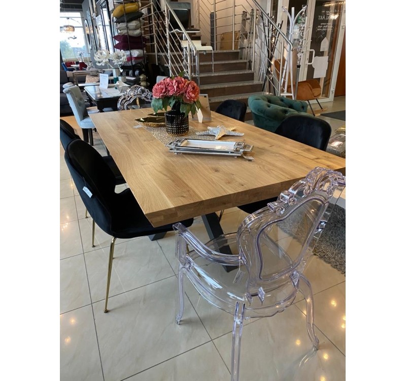 Krzesło KING ARM transparentne - poliwęglan