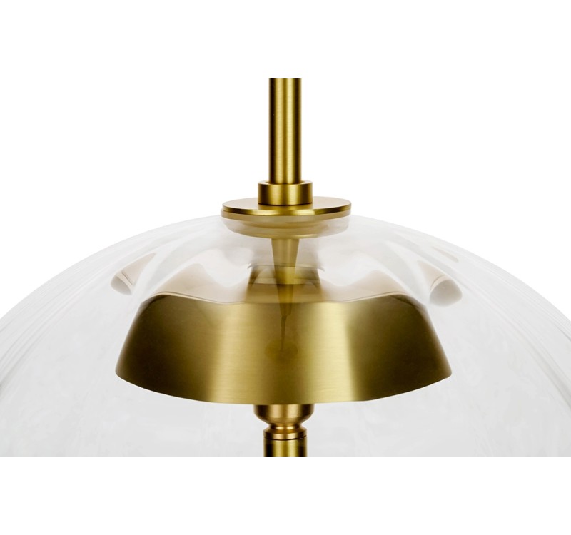 Lampa wisząca CHAPLIN 300 mosiądz  - LED, szkło