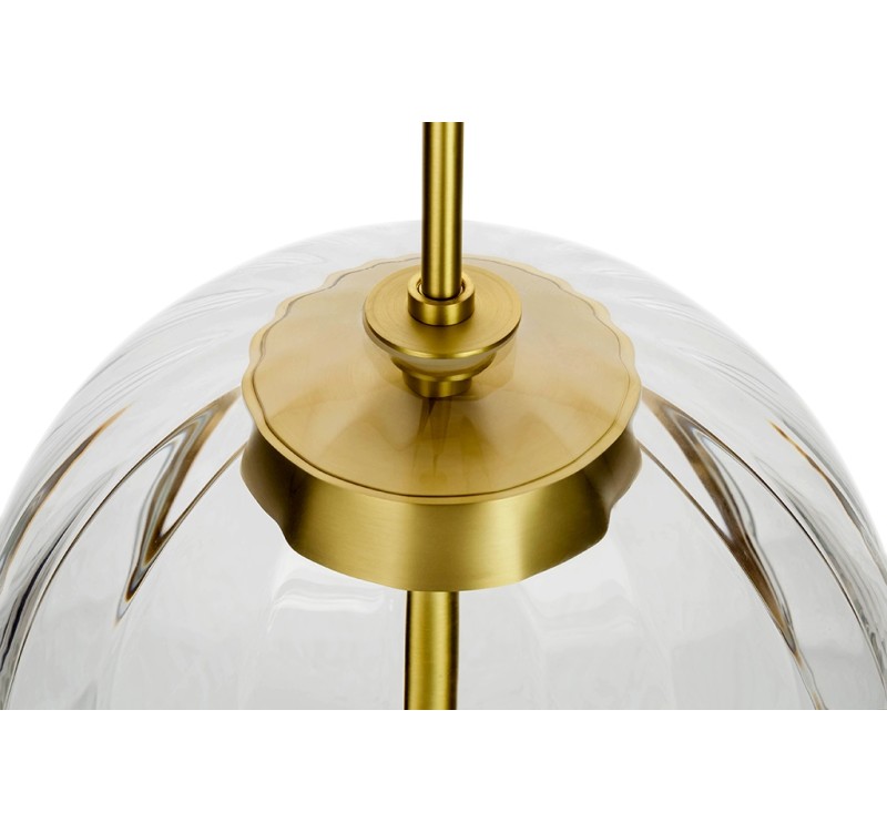 Lampa wisząca CHAPLIN 300 mosiądz  - LED, szkło