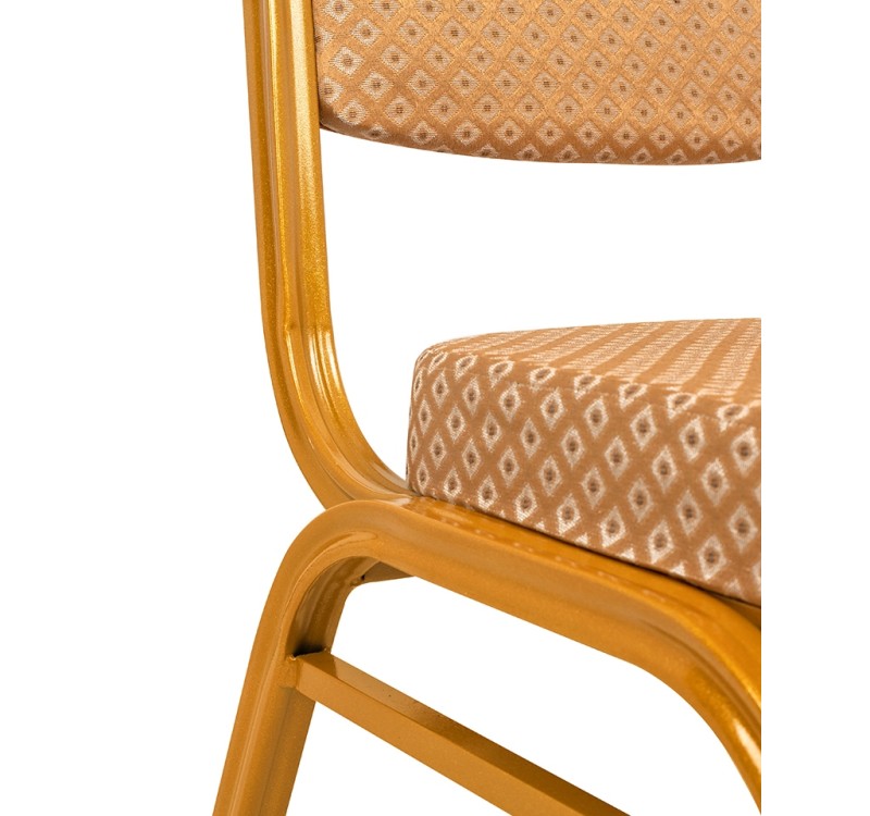 Krzesło bankietowe / konferencyjne HERA   beżowe / złote