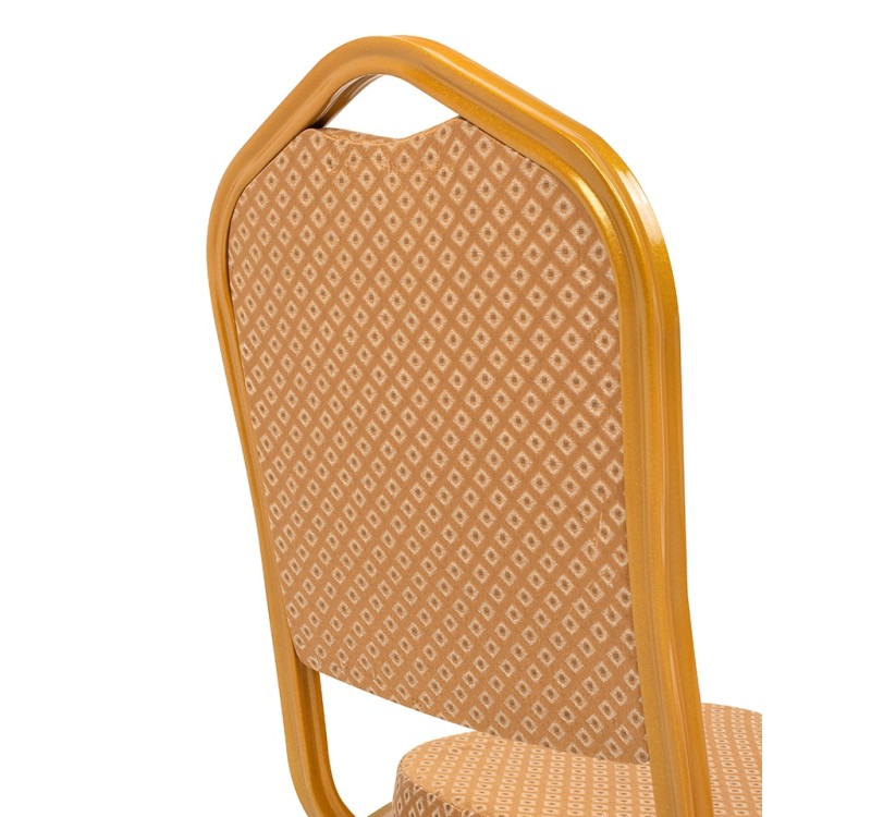 Krzesło bankietowe / konferencyjne HERA   beżowe / złote