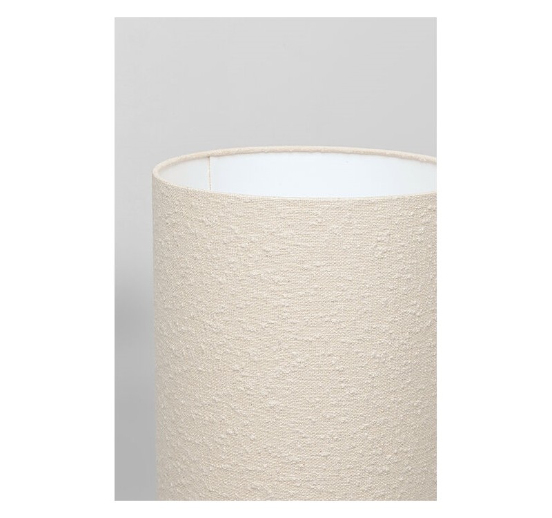 KARE lampa podłogowa MARLEEN BOUCLE 130   cm beżowa