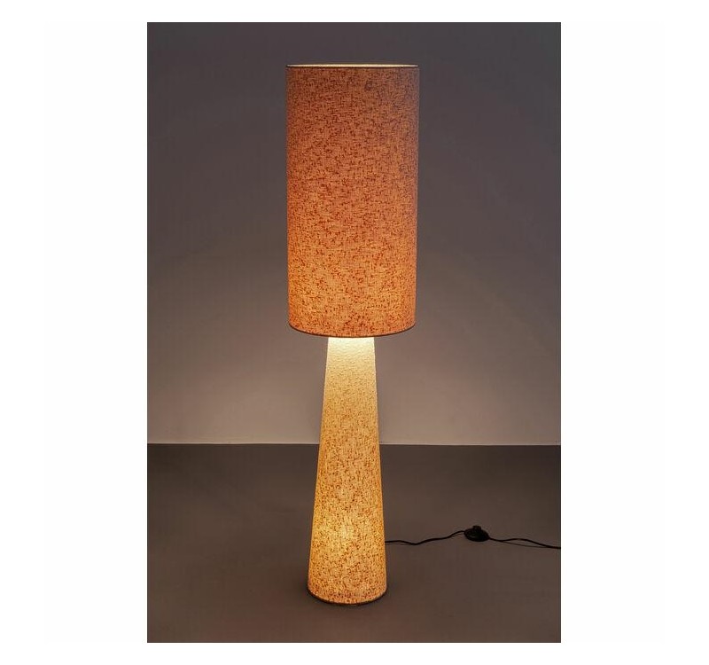 KARE lampa podłogowa MARLEEN BOUCLE 130   cm beżowa