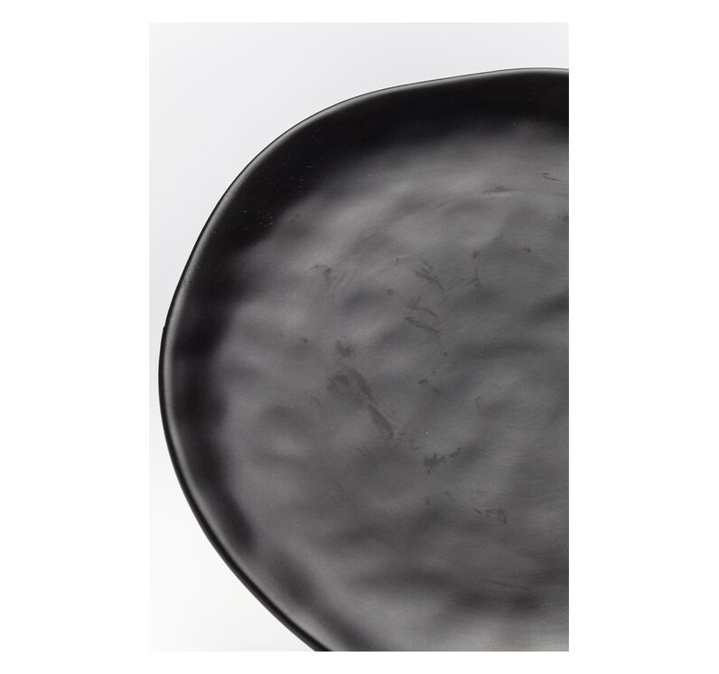 KARE talerz ORGANIC 26 cm czarny