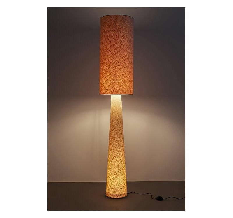 KARE lampa podłogowa MARLEEN BOUCLE 190   cm beżowa