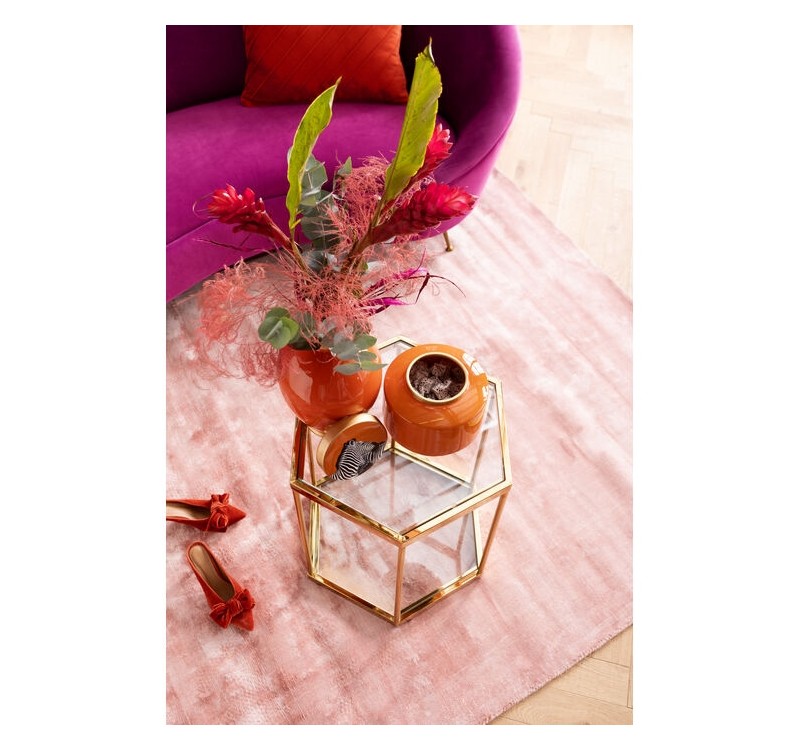 KARE stolik COMB GOLD 55 złoty