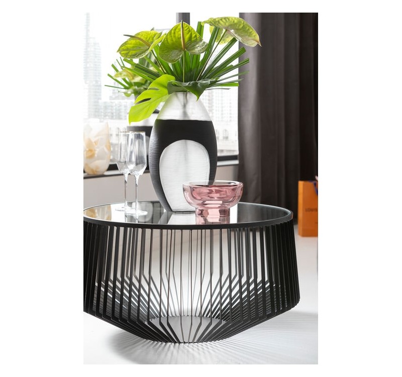 KARE stolik kawowy CORINNE 80 czarny