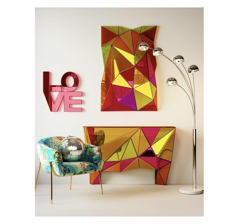 KARE konsola PRISMA COLOR 127 cm