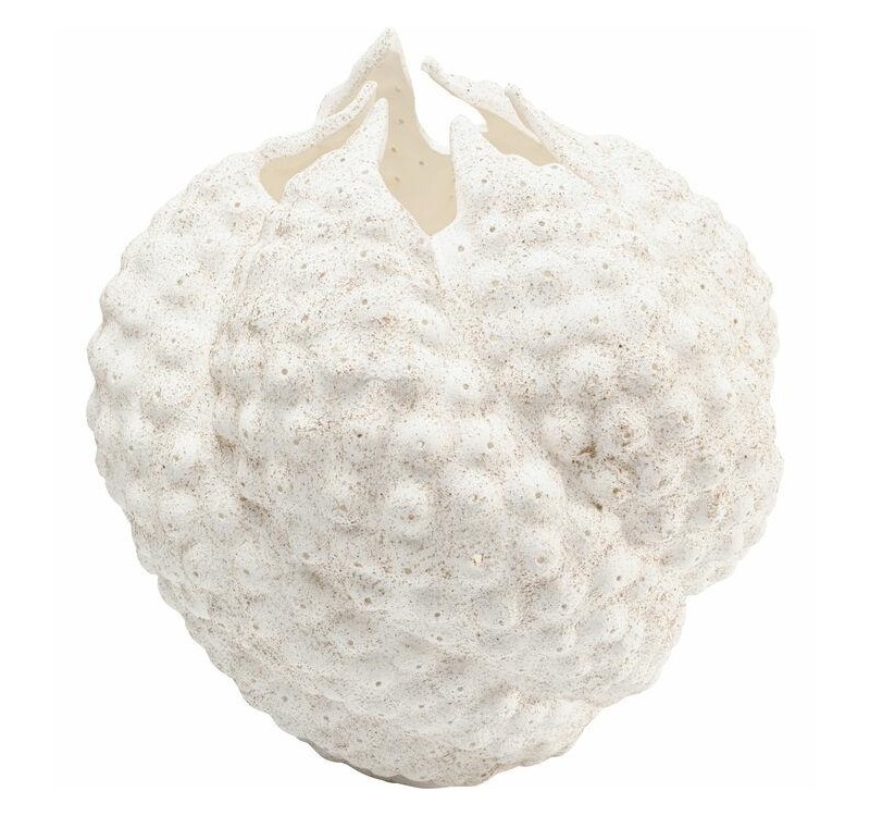 KARE wazon dekoracyjny ANEMONE 26cm       biały