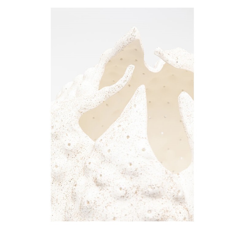 KARE wazon dekoracyjny ANEMONE 26cm       biały