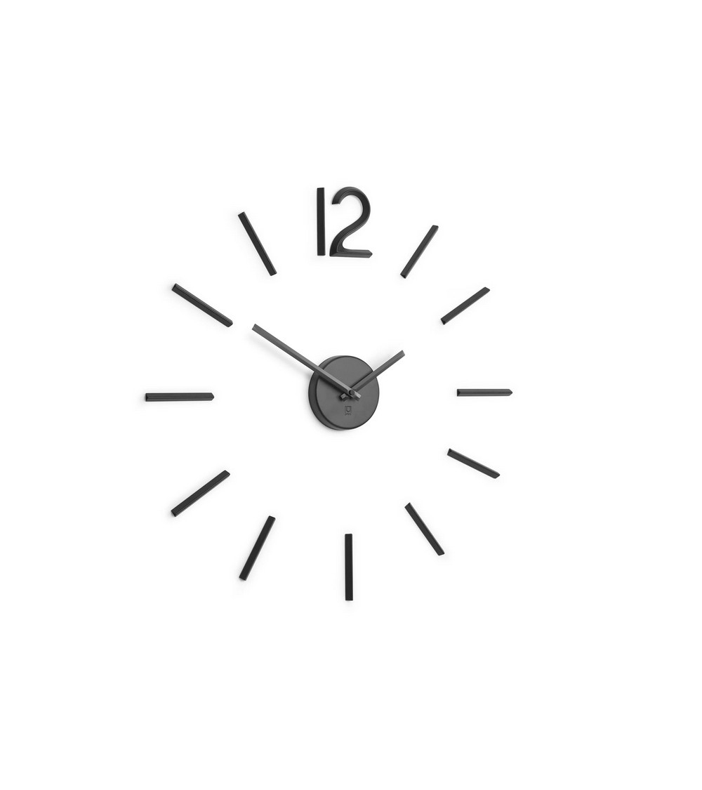 UMBRA zegar BLINK czarny