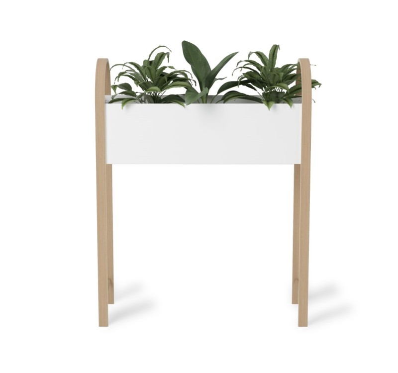 UMBRA organizer BELLWOOD biały naturalny