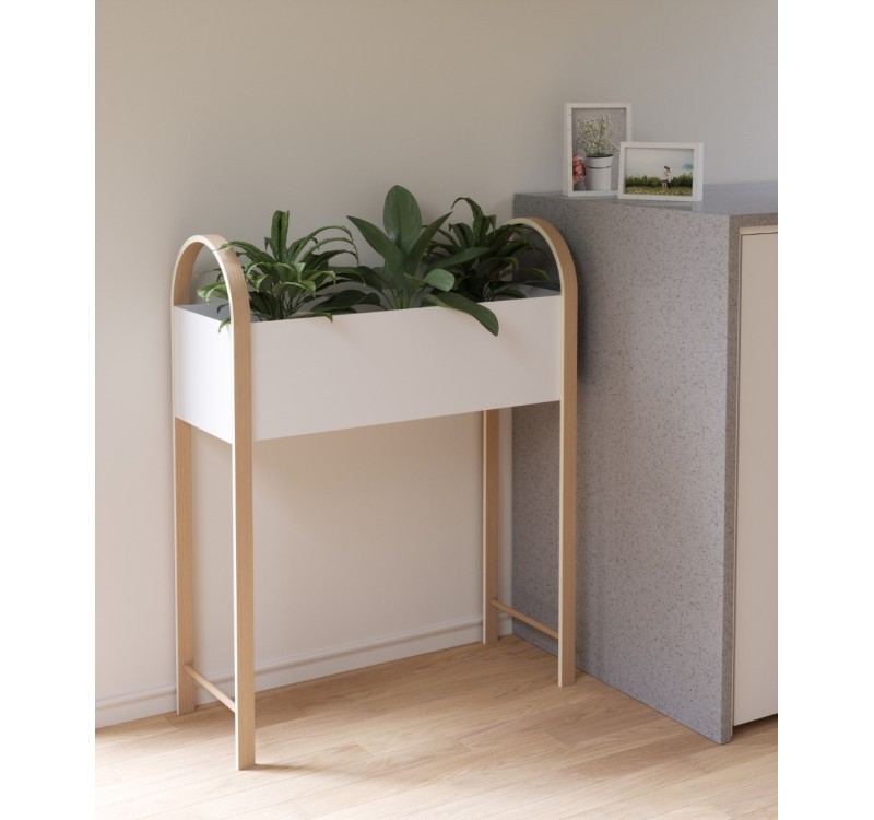 UMBRA organizer BELLWOOD biały naturalny