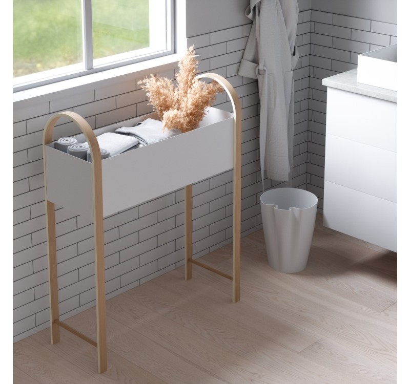 UMBRA organizer BELLWOOD biały naturalny