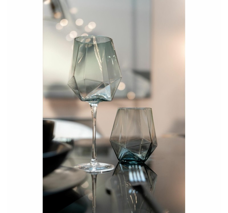 KARE komplet 4 szklanek DIAMOND SMOKE     510 ml