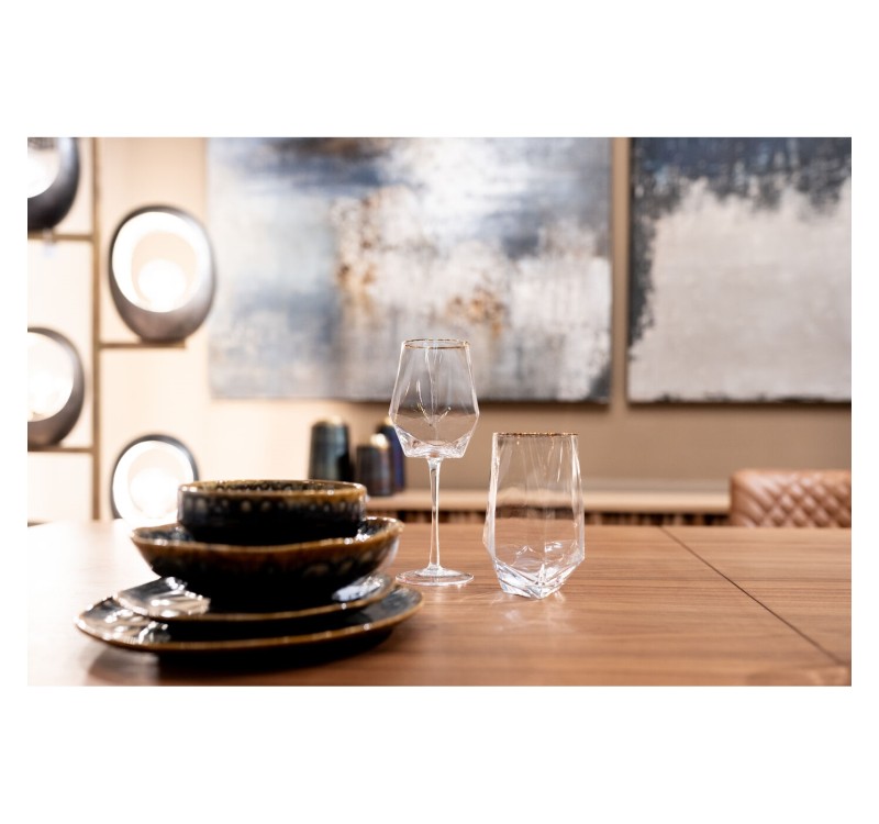 KARE komplet 4 szklanek DIAMOND RIM 510   ml