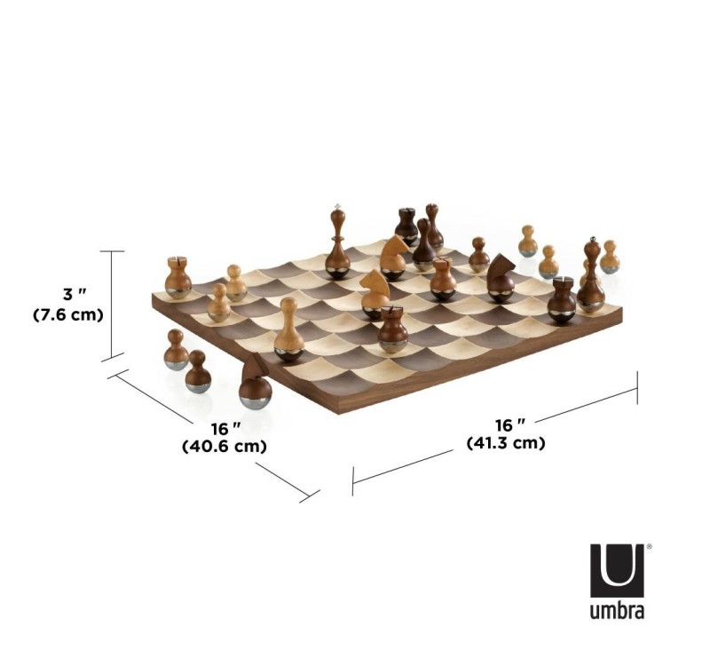 UMBRA szachy WOBBLE - orzech