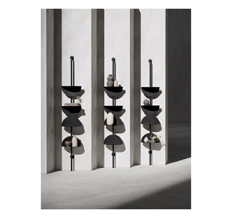 UMBRA regulowane półki ścienne SOLIS      czarne