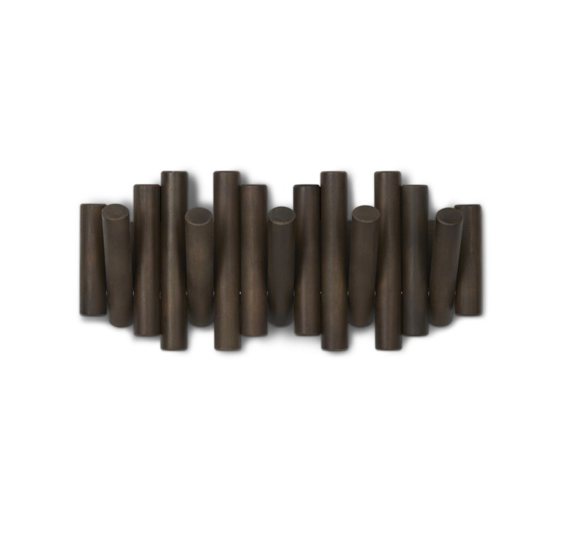 UMBRA wieszak na ubrania PICKET RAIL ciemny orzech