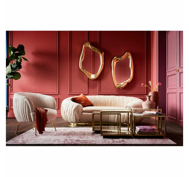 KARE sofa 2-osobowa PERUGIA beżowa