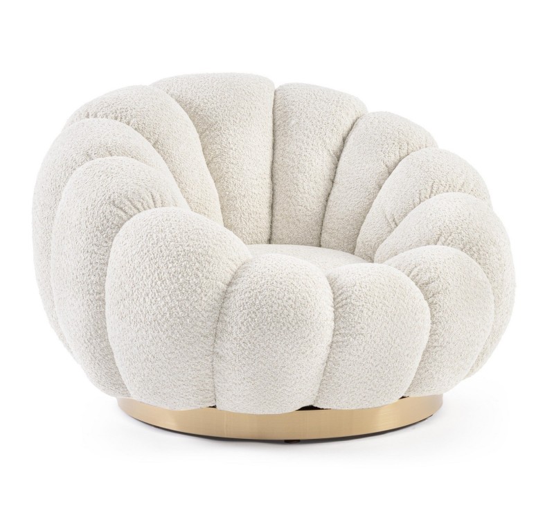 BIZZOTTO fotel obrotowy FLOREL naturalny