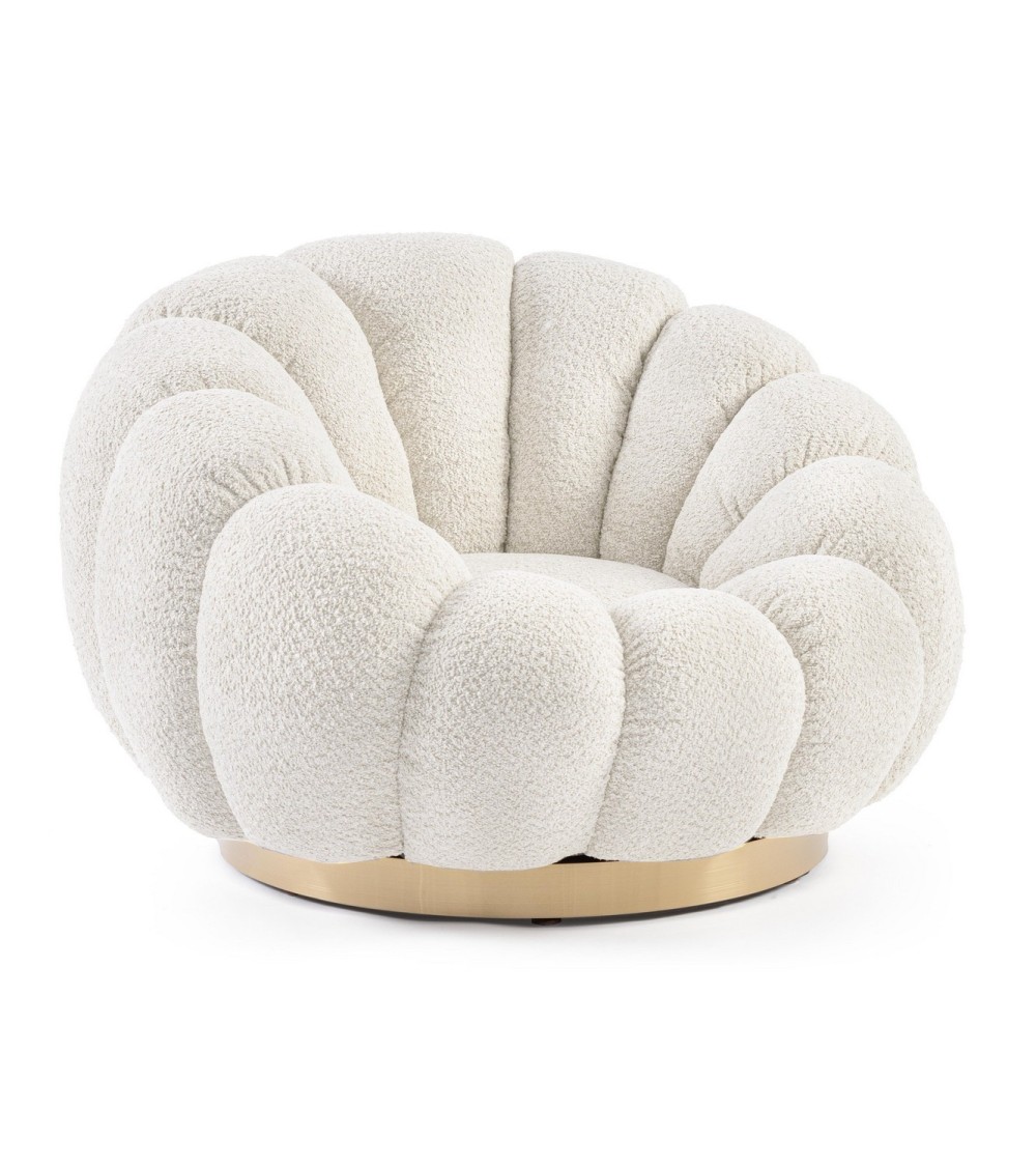 BIZZOTTO fotel obrotowy FLOREL naturalny