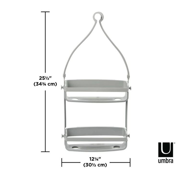 UMBRA organizer łazienkowy FLEX szary