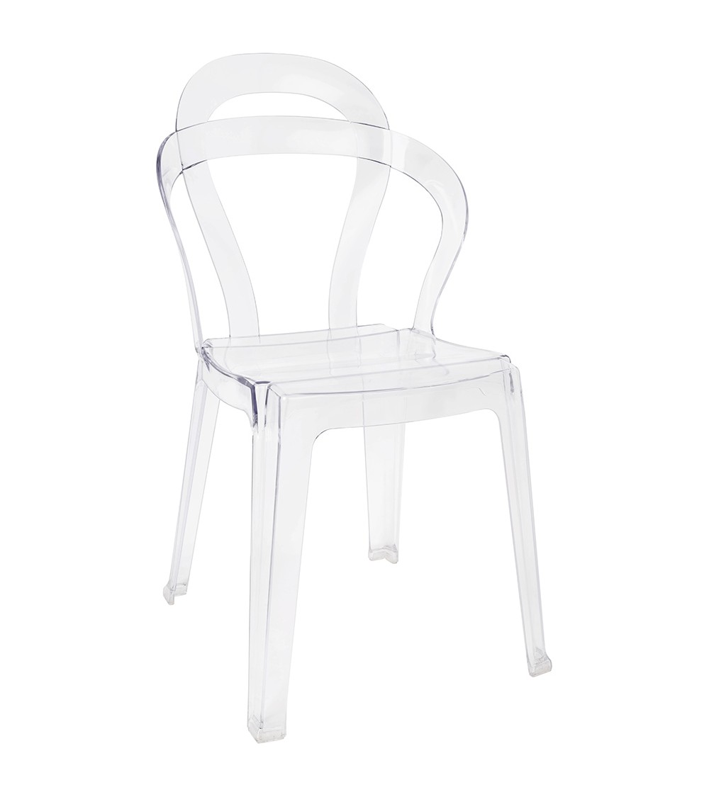 Krzesło MERCI transparentne - poliwęglan