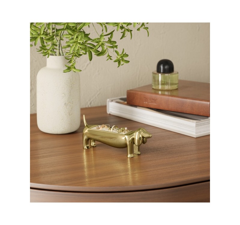 UMBRA stojak na pierścionki DACHSIE       złoty