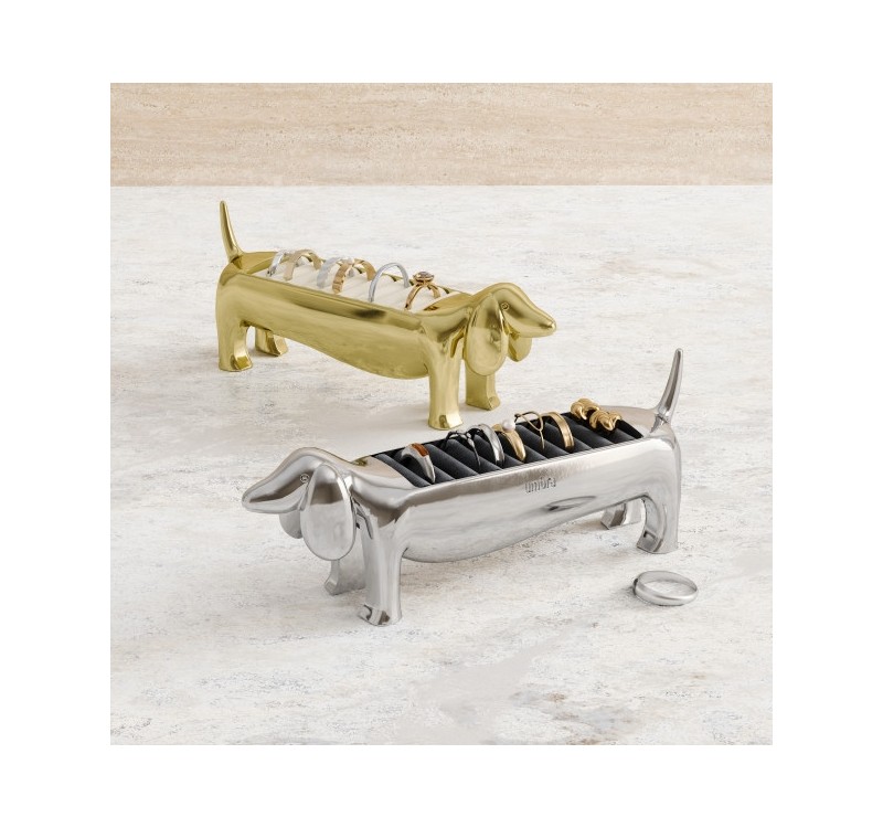 UMBRA stojak na pierścionki DACHSIE       złoty