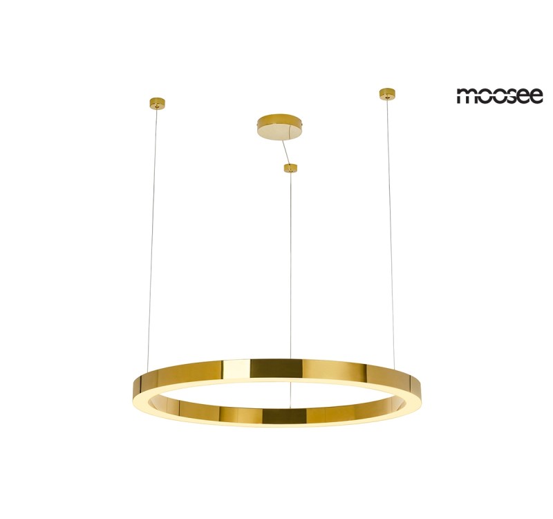 MOOSEE lampa wisząca RING LUXURY 90  złota