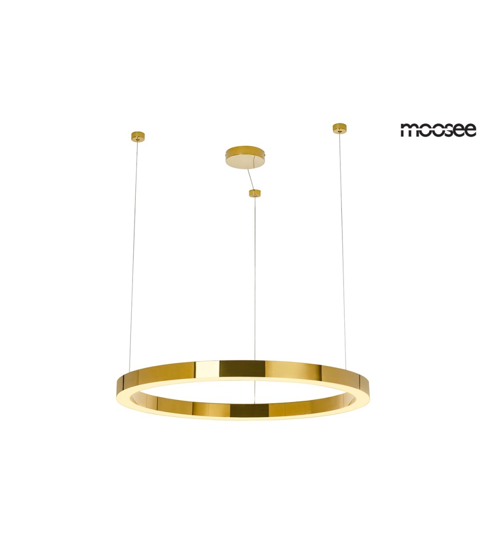 MOOSEE lampa wisząca RING LUXURY 90  złota