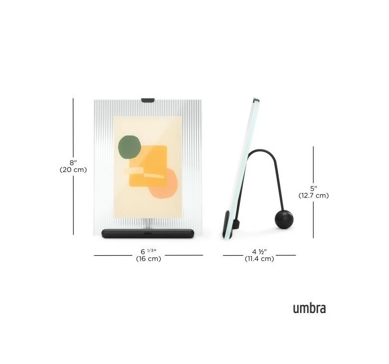 UMBRA ramka na zdjęcia FLUTE 4x6 czarna