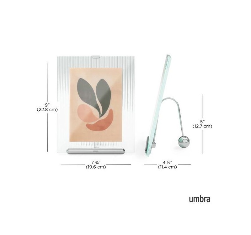 UMBRA ramka na zdjęcia FLUTE 5x7 srebrna