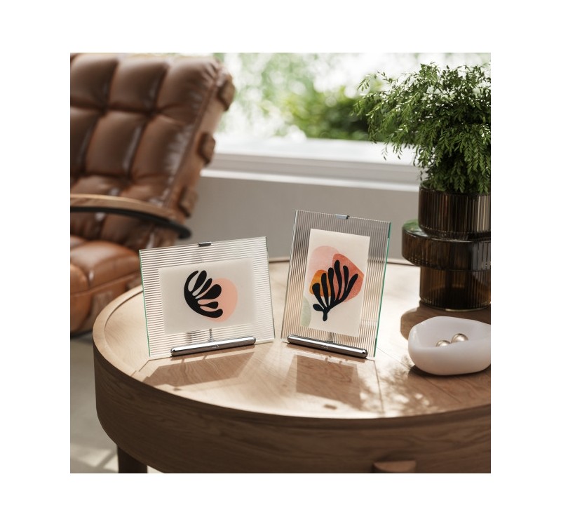 UMBRA ramka na zdjęcia FLUTE 4x6 srebrna