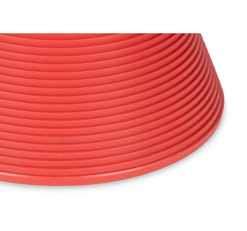 Stołek TAMBURO pastelowy koralowy - polipropylen