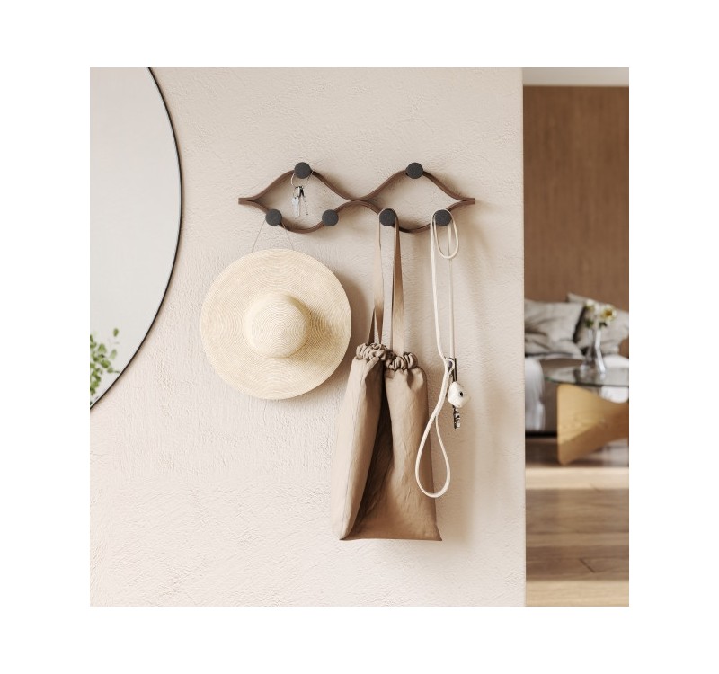 UMBRA wieszak MONTAGE 6 brązowy