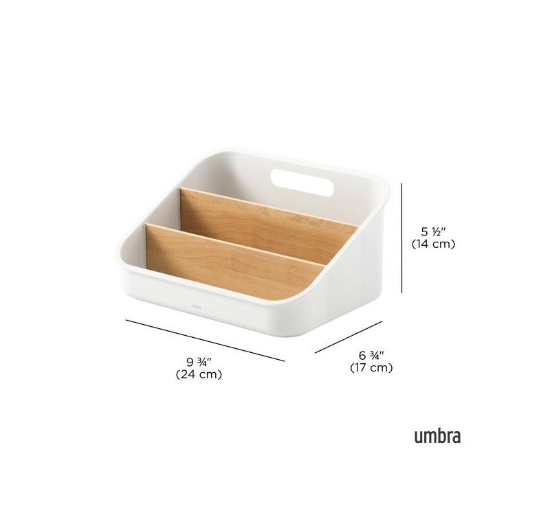 UMBRA organizer BELLWOOD biały