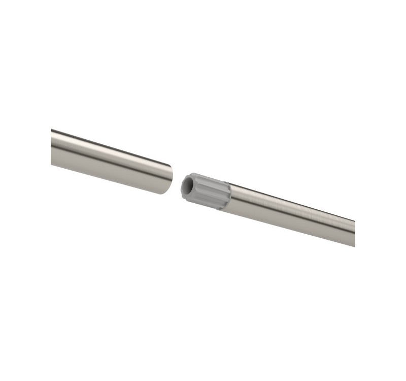 UMBRA karnisz ZEN 81 - 162 cm srebrny