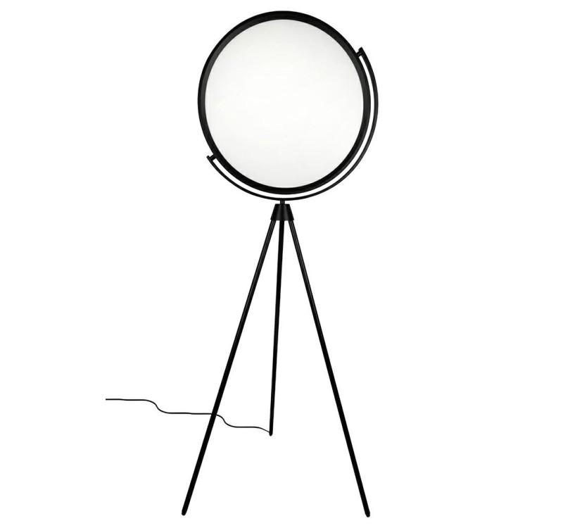 Lampa podłogowa MOON FLOOR - metal, akryl