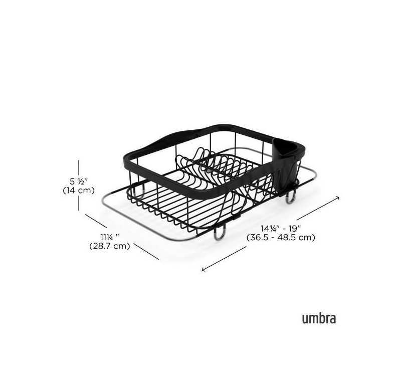 UMBRA suszarka do naczyń SINKIN MULTI     czarna