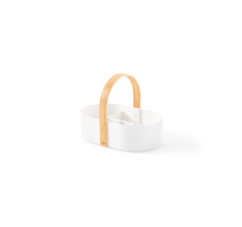 UMBRA organizer na kosmetyki BELLWOOD     biały