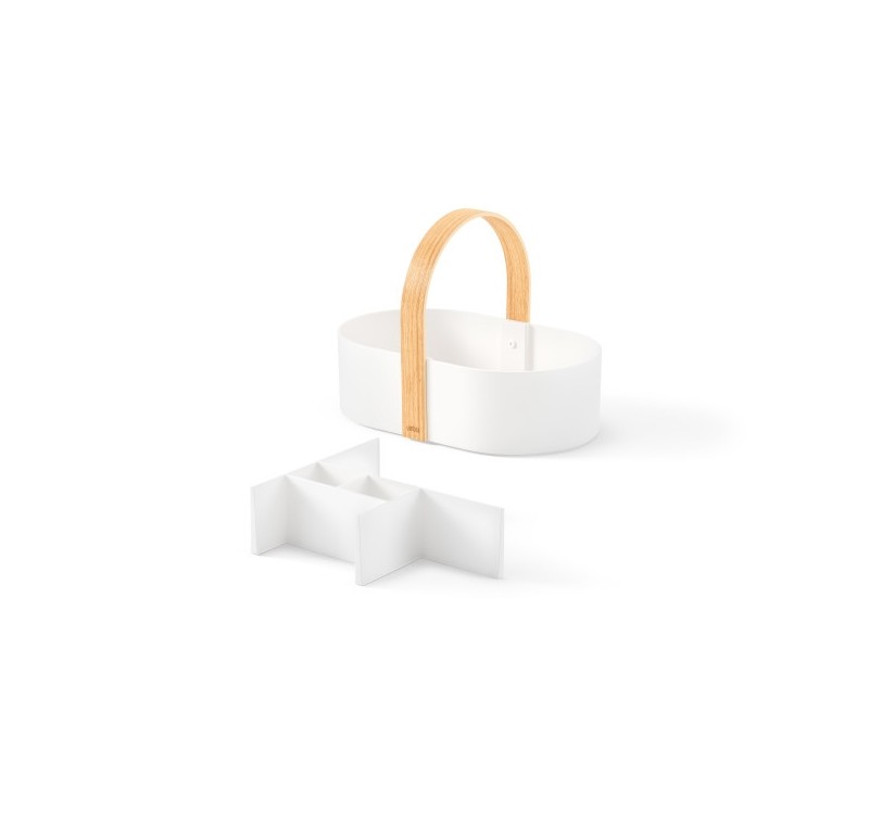 UMBRA organizer na kosmetyki BELLWOOD     biały