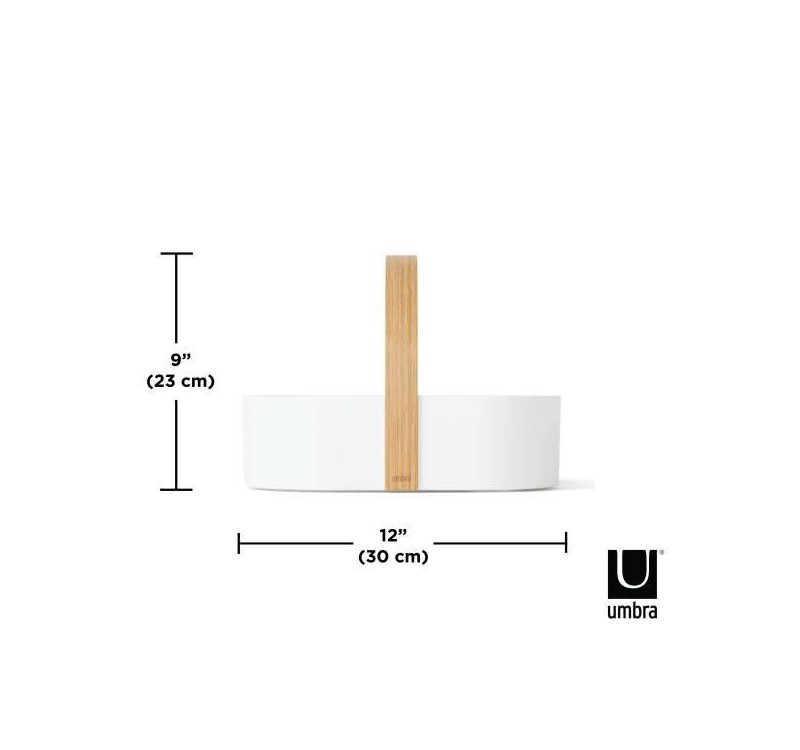 UMBRA organizer na kosmetyki BELLWOOD     biały