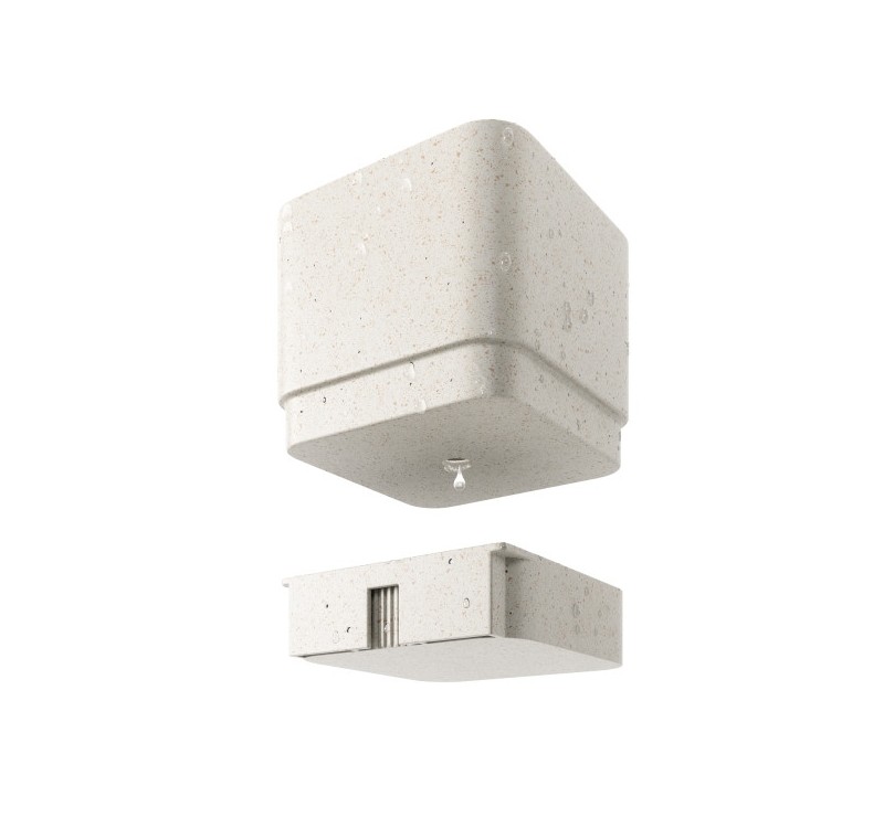 UMBRA zestaw doniczek CUBIKO biały